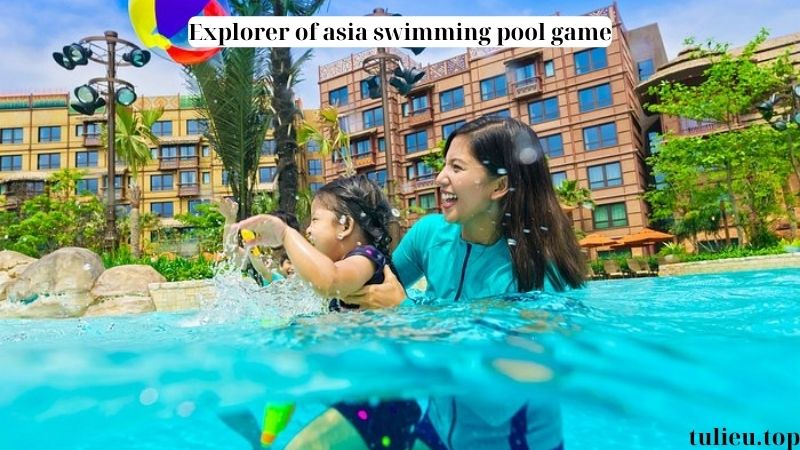 Explorer of asia swimming pool game