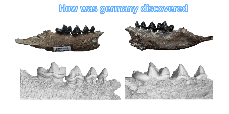 How was Germany discovered? Formation of Modern Germany
